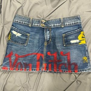 Von Dutch Mini Skirt